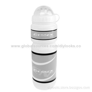 600ml Outdoor Sports Plastic Water Bottle for Bicycle (Gray)